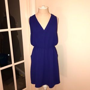 Everly dress in midnight blue